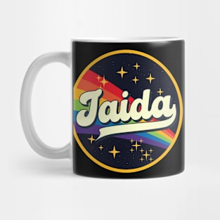 Jaida // Rainbow In Space Vintage Style Mug